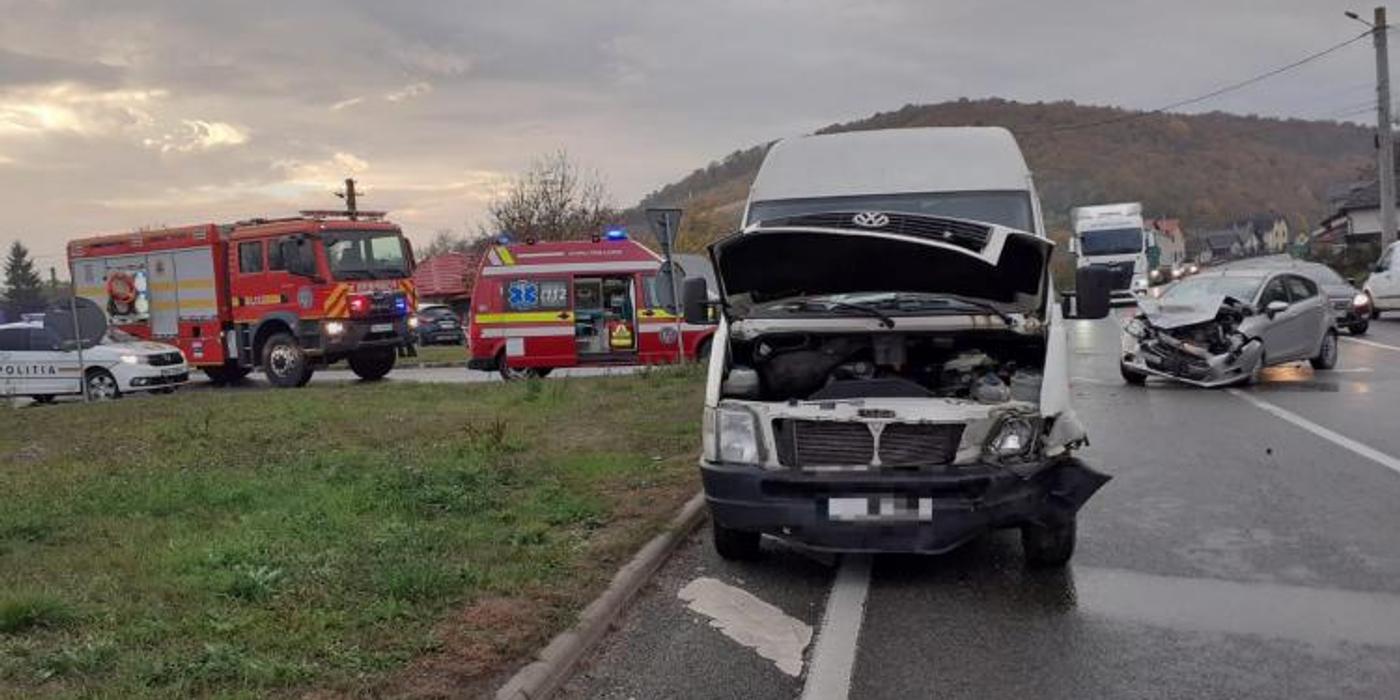 Accident rutier, în această dimineață, pe raza localității Bunești