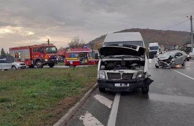 Accident rutier, în această dimineață, pe raza localității Bunești