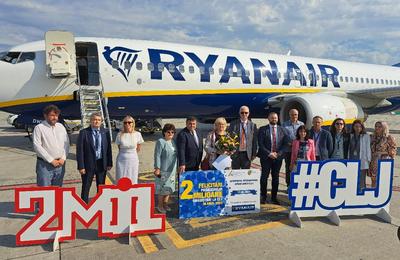 Aeroportul Internațional Avram Iancu Cluj a sărbătorit pasagerul cu numărul 2 milioane în anul 2023