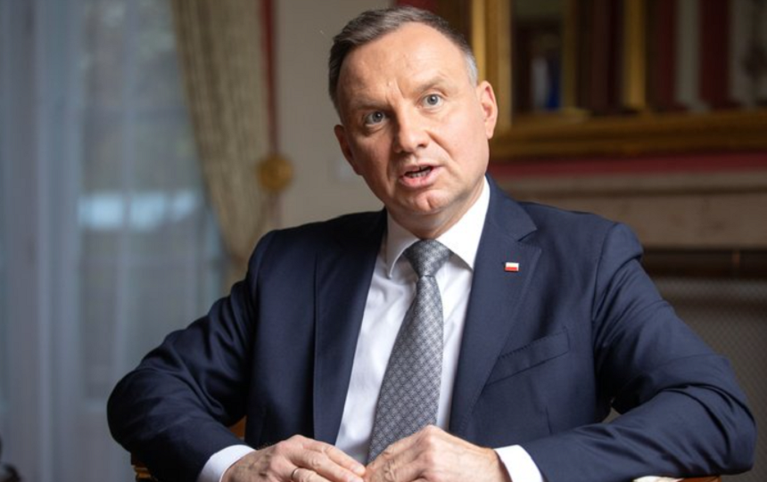 Preşedintele Poloniei: Ar fi bine ca Ucraina să îşi amintească de faptul că primeşte ajutor din partea noastră şi că suntem şi noi o ţară de tranzit către Ucraina