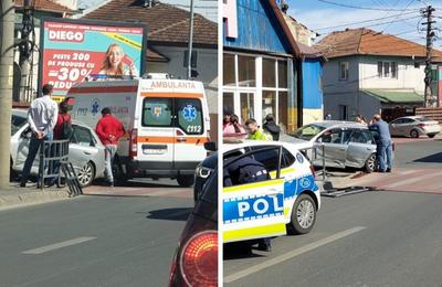 Un accident rutier s-a produs, în această după-amiază, într-o intersecție din cartierul clujean Măraști