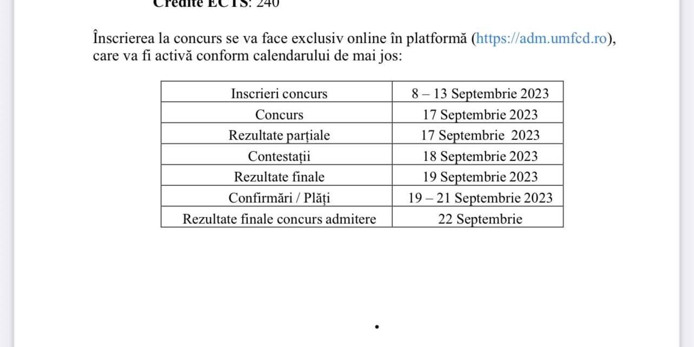 Începe admiterea pentru 50 de studenți la medicină în Ploiești