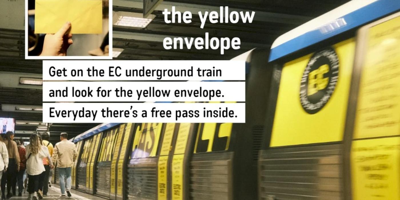 Organizatorii festivalului Electric Castle au ascuns câteva bilete de acces general într-un metrou din București