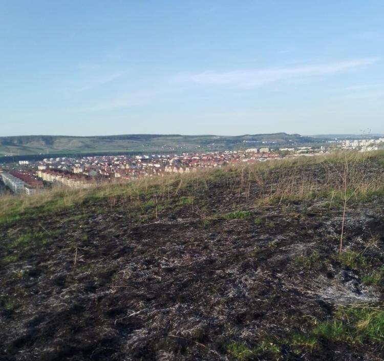 Un incendiu de vegetație uscată a izbucnit aseară în apropierea străzii Cetății din Florești