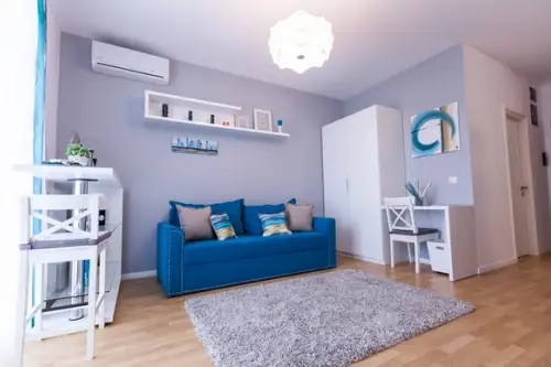 Amenajare functionala pentru o garsoniera de 37 mp