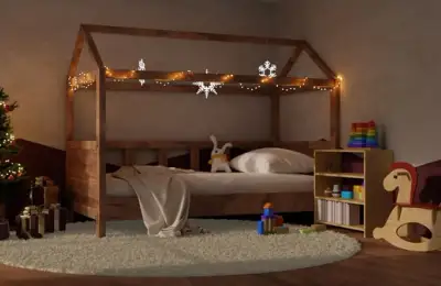 Creating a Joyful Christmas Bedroom for Kids