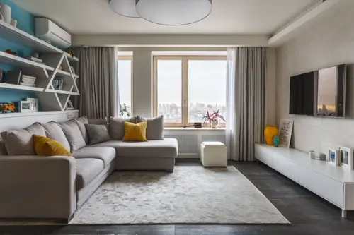 De la 3 la 4 camere design functional intr-un apartament pentru o familie cu 2 copii