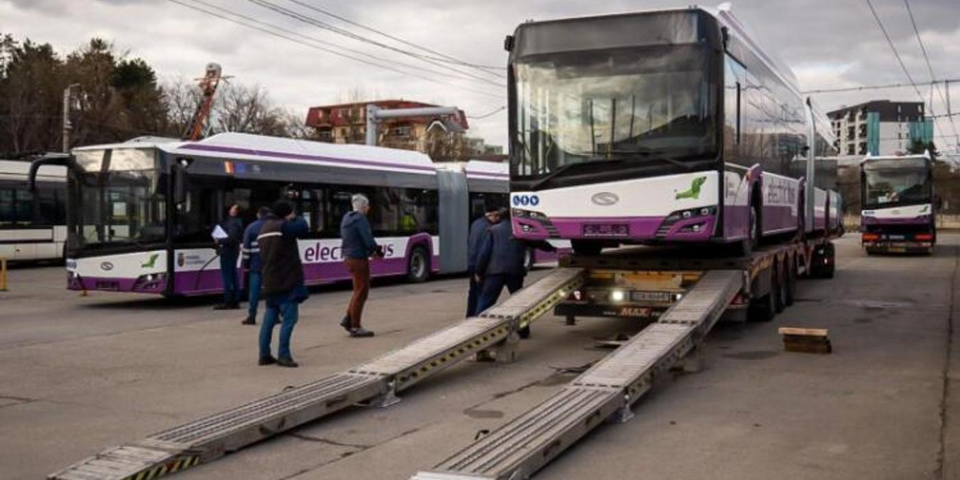 CTP Cluj va pune în circulație primele autobuze electrice articulate