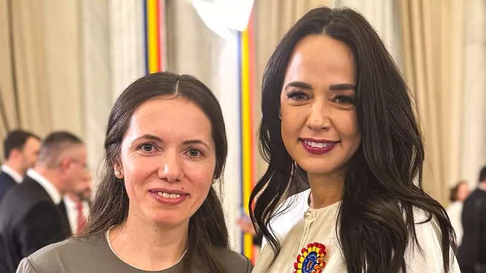 Mirabela Grădinaru, în centrul atenției la recepția de la Cotroceni de Ziua Națională