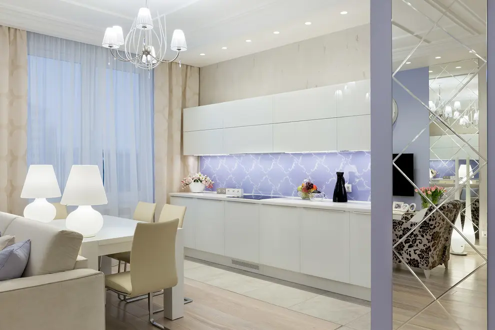 Amprenta artistica in amenajarea moderna a unui apartament cu 2 camere