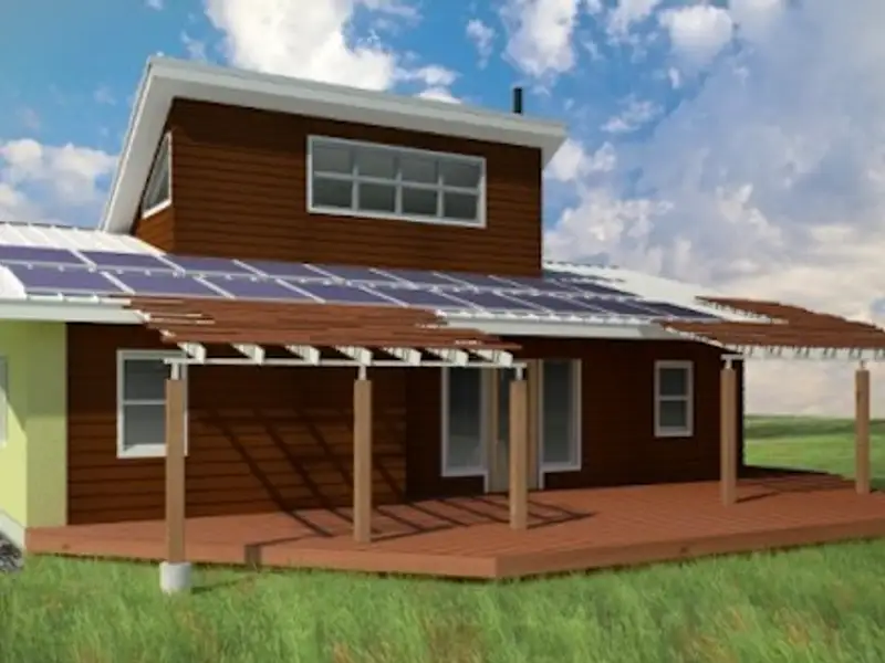 Fundatia Make It Right a lui Brad Pitt construieste 20 case pentru triburile din Montana