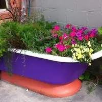 Utilizarea materialelor reciclate în decorarea grădinii: Idei creative pentru a reutiliza obiecte vechi sau materiale reciclabile în scopul înfrumusețării spațiului exterior.