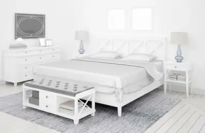 White Furniture in the Bedroom: Advantages, Disadvantages, and Types