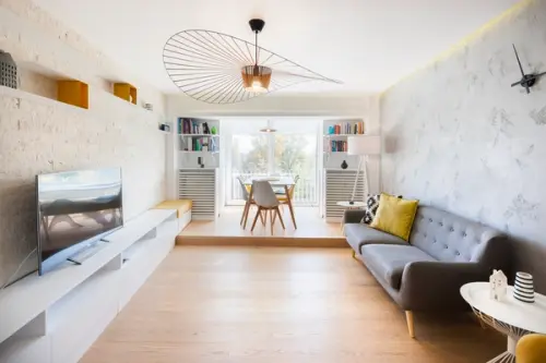 Amenajare contemporana intr-un apartament de 3 camere din Bucuresti