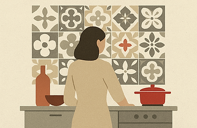 Patternuri italienești în bucătărie – faianță și backsplash expresive