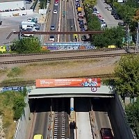 Soluții temporare la Podul Constanța. Asociația Metrou Ușor cere protecție și spațiu decent pentru pietoni înaintea marii lărgiri