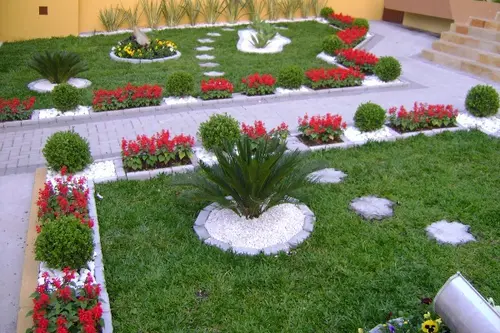 Amenajari de gradini cu prundis