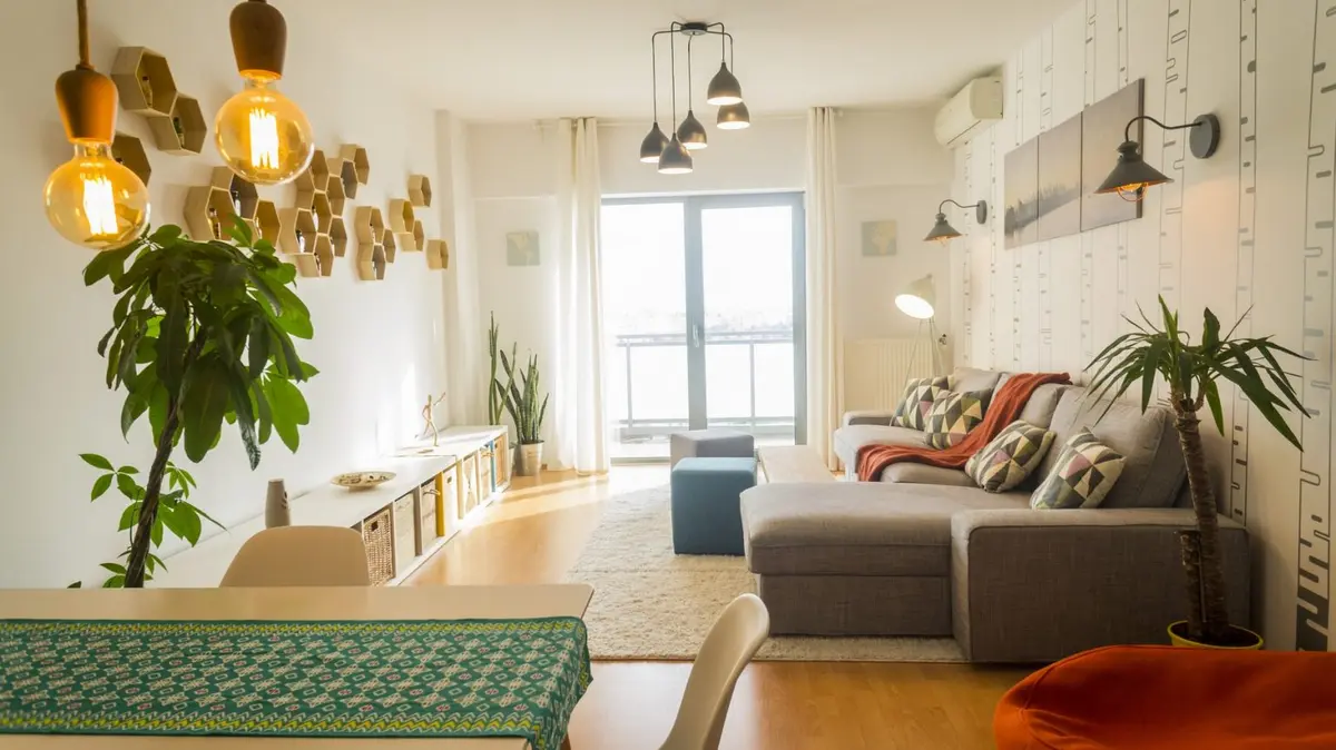 Amenajare actuala intr-un apartament de 3 camere din Bucuresti