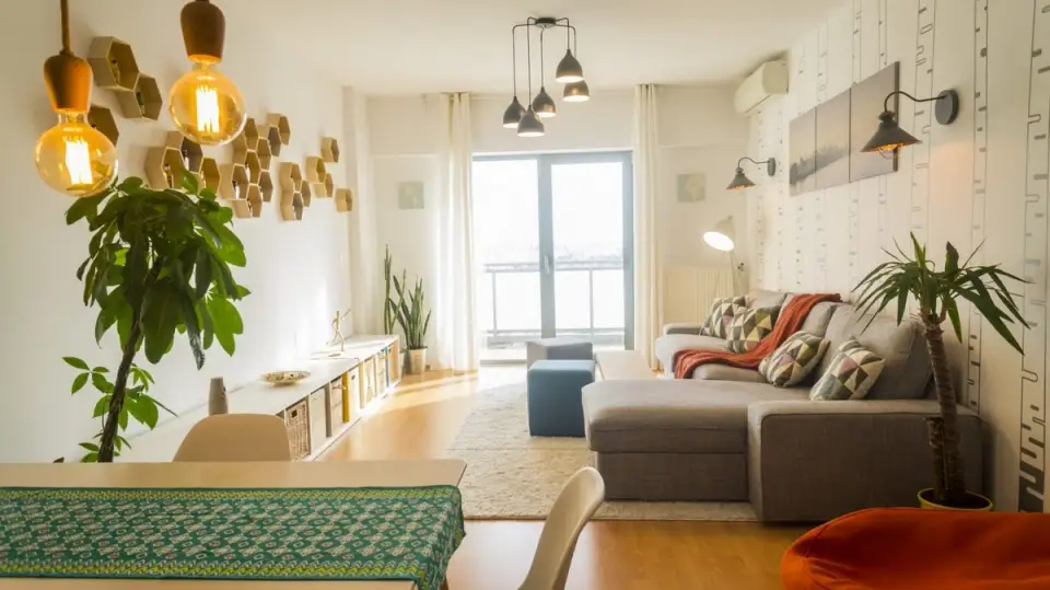Amenajare actuala intr-un apartament de 3 camere din Bucuresti