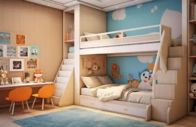 Patul supraetajat: O soluție ingenioasă pentru dormitoarele copiilor