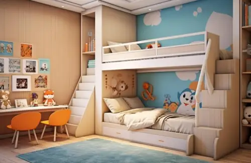 Patul supraetajat: O soluție ingenioasă pentru dormitoarele copiilor