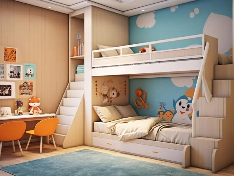 Patul supraetajat: O soluție ingenioasă pentru dormitoarele copiilor