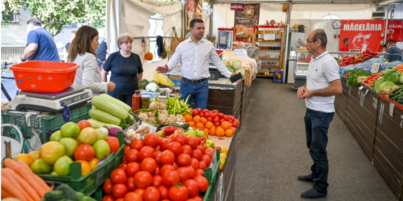Lucrările de reabilitare la Piața Valea Ialomiței au intrat pe ultima sută de metri