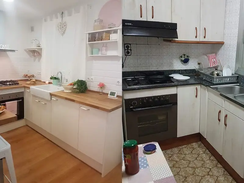 Inainte si dupa – cum a fost reamenajat un apartament de 3 camere