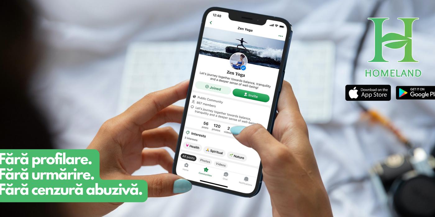 Homeland Social Network, disponibilă la nivel mondial: fără profilare, fără urmărire, fără cenzură abuzivă