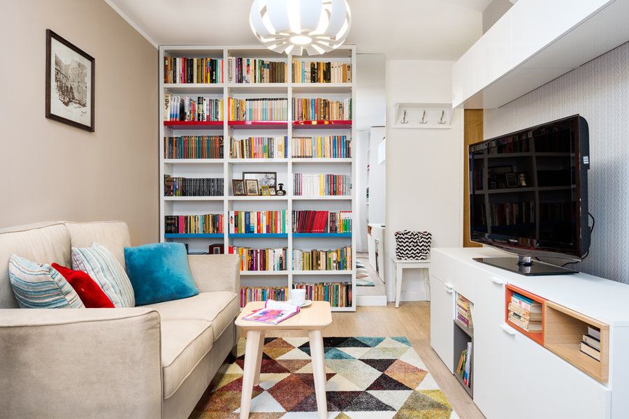 Confort sporit in amenajarea unei garsoniere de 33 mp