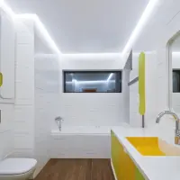 Design spectaculos pentru baia unui apartament din Bucuresti