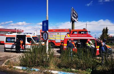 Un accident rutier s-a produs în această după-amiază pe strada Armatei din Turda
