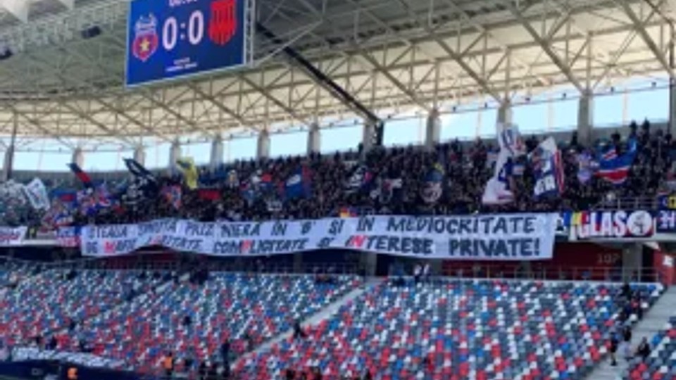 Reșițenii strică sărbătoarea Stelei, dar roș-albaștrii termină pe loc de Superliga