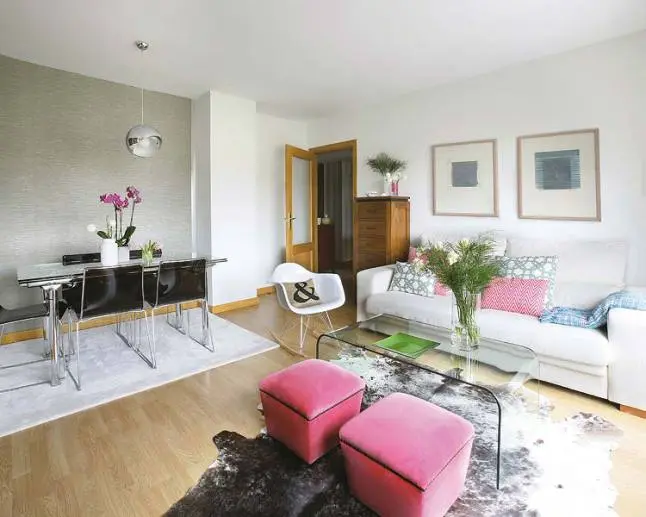 Un apartament modern, vibrant si plin de culoare