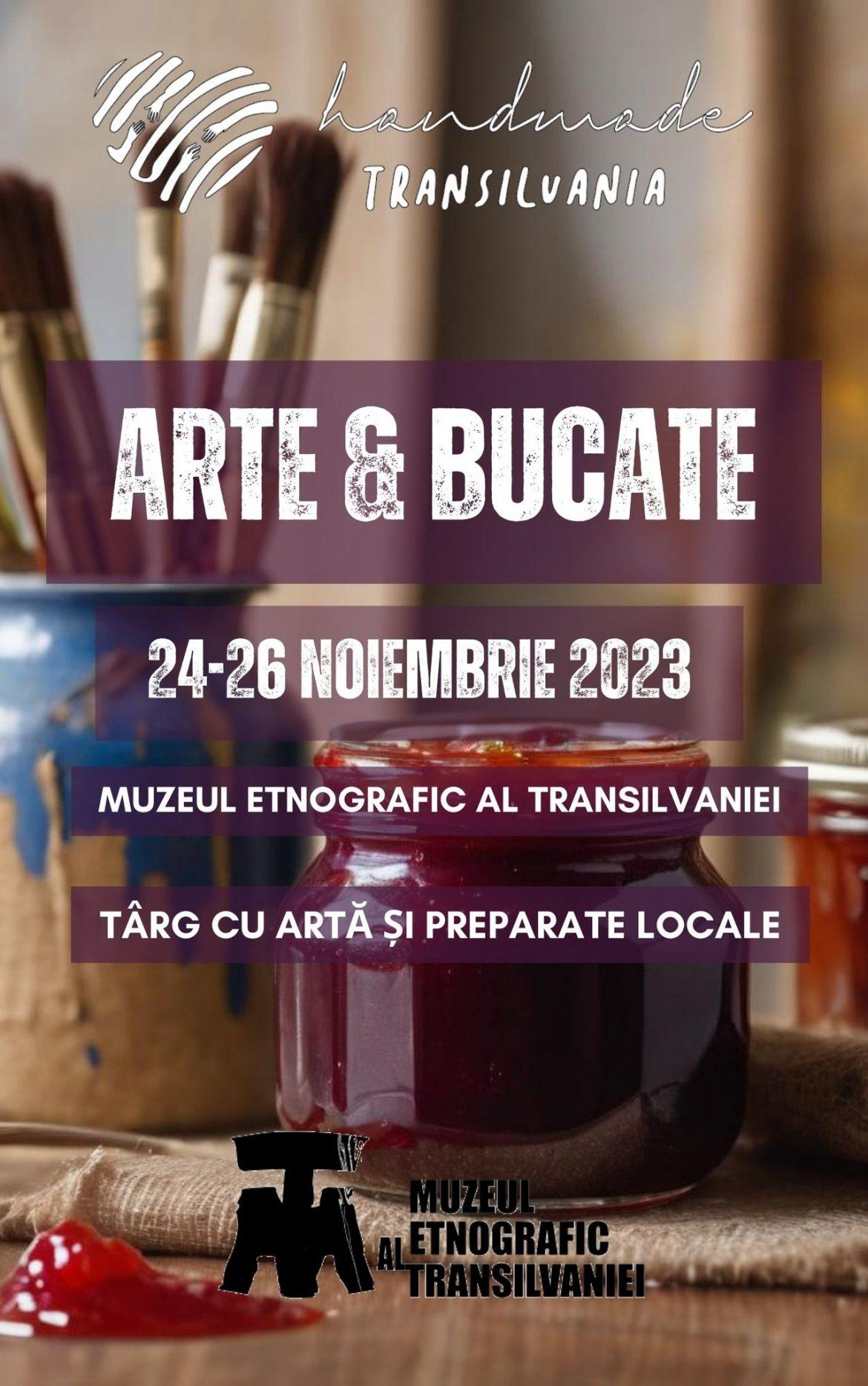 În perioada 24-26 noiembrie 2023, are loc târgul „Arte și Bucate – târg de cadouri și preparate gourment”