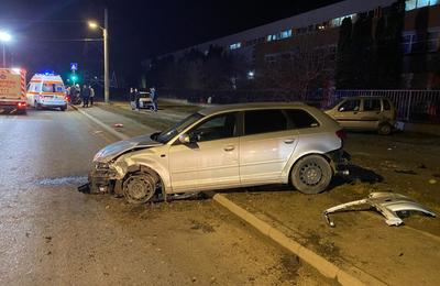 Un accident rutier s-a produs noaptea trecută pe Bulevardul Muncii din Cluj-Napoca