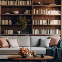 Biblioteci mari într-un living mare- 10 idei îndrăznețe despre amenajarea unei biblioteci în living