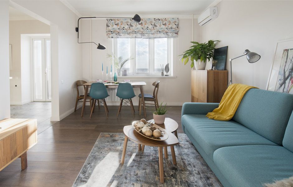 Amenajare functionala intr-un apartament de 55 metri patrati