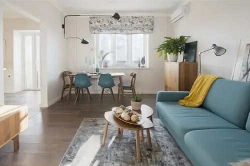 Amenajare functionala intr-un apartament de 55 metri patrati