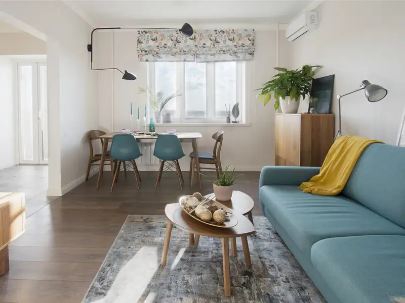 Amenajare functionala intr-un apartament de 55 metri patrati