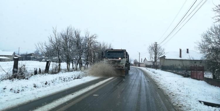 CJC a aprobat Planul operativ de acțiune în timpul iernii pe drumurile județene