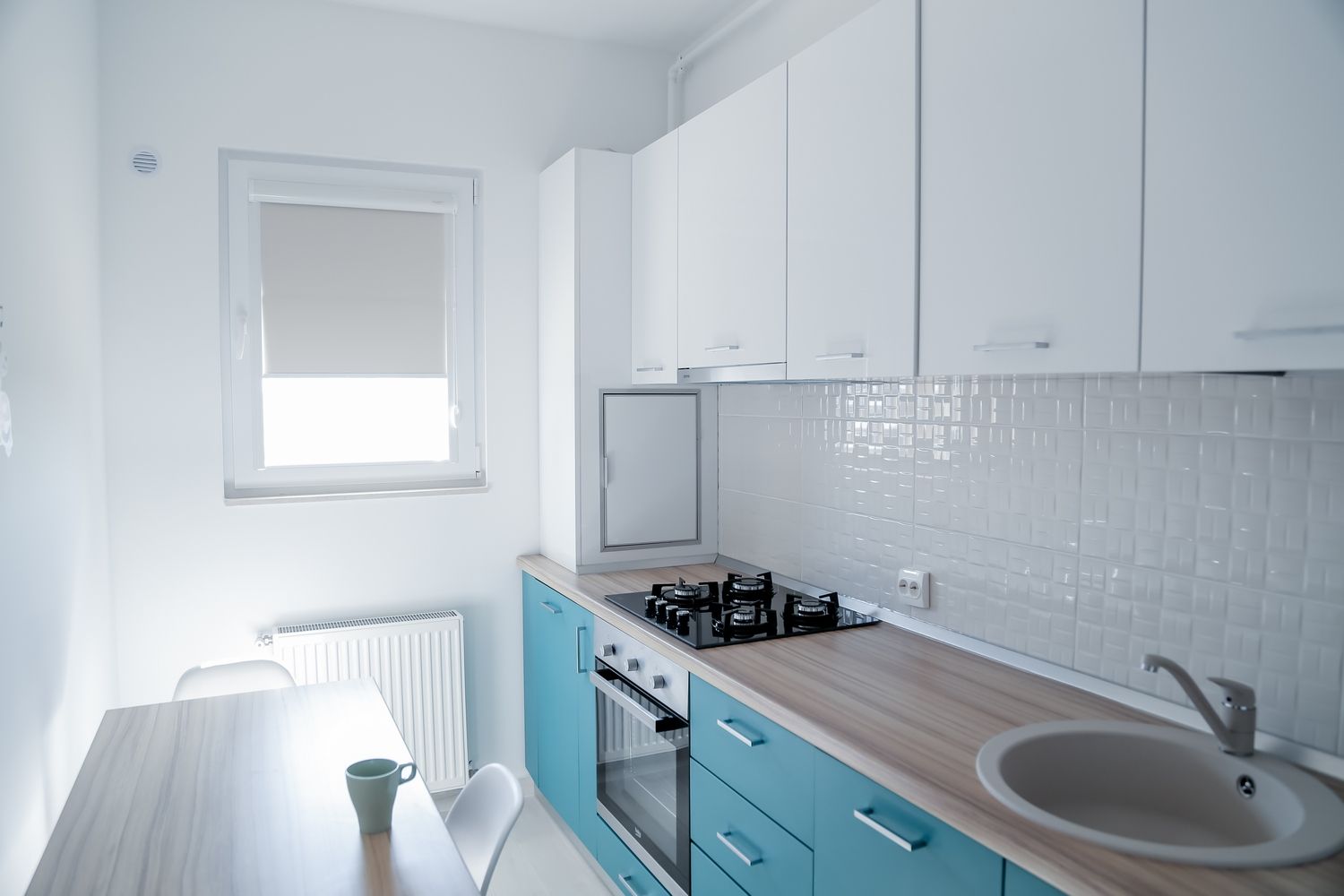 Garsoniera cu amenajare adaptata spatiului mic