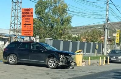 Accident rutier, astăzi, 1 octombrie, pe strada Oașului din Cluj-Napoca