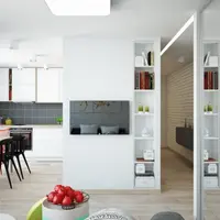 Apartament mic, luminos si compact