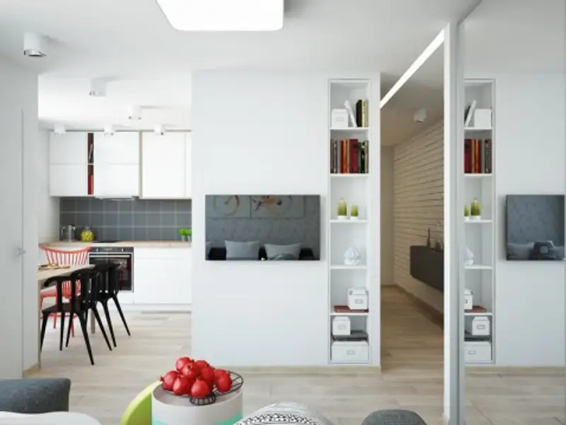 Apartament mic, luminos si compact