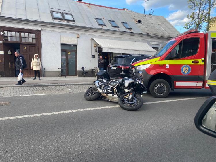 Accident de circulație, miercuri seara, pe strada Avram Iancu din Cluj-Napoca