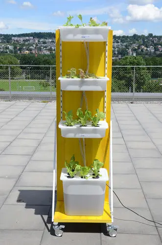 Mini-gradini de apartament construite din piese Ikea