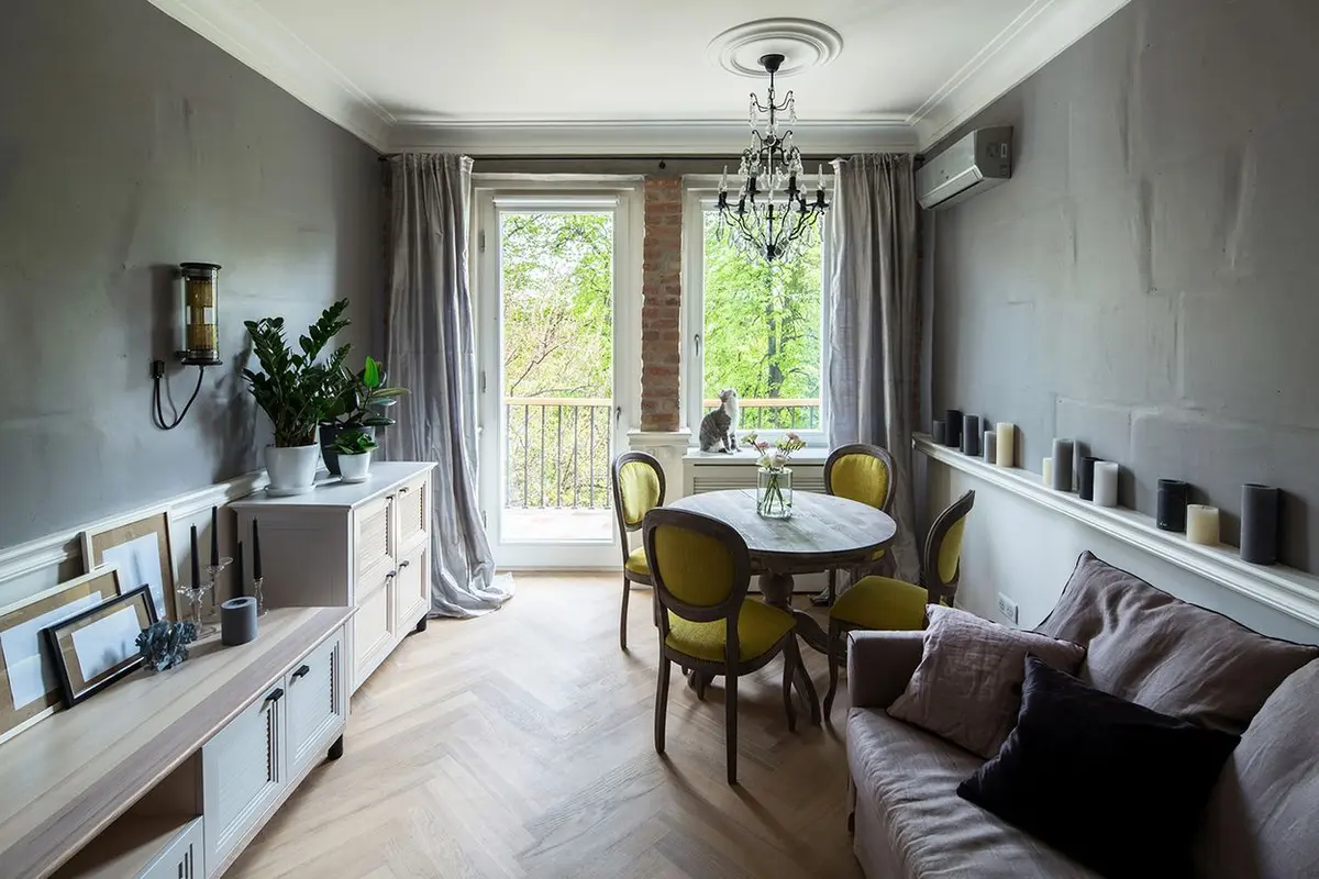 Apartament de 63 mp care surprinde printr-un stil original