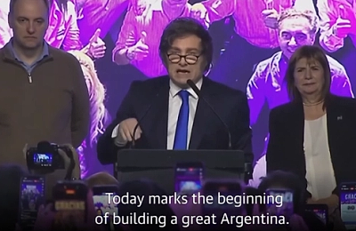 Javier Milei a obținut o victorie zdrobitoare la alegerile din Argentina. Toate proiecțiile analiștilor și ale sondajelor de opinie au fost date peste cap
