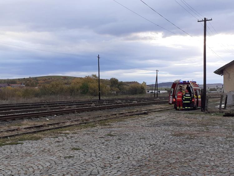 Accident feroviar în apropierea Gării din Huedin